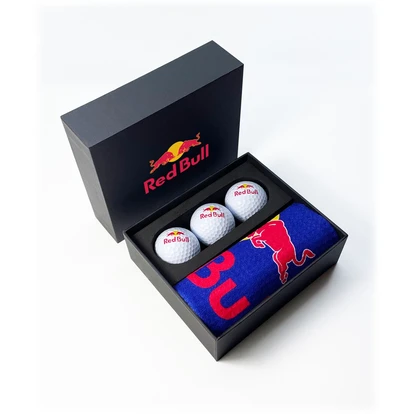 Towel And 3 Ball Golf Mini Presentation Box