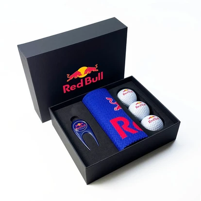 Contemporary 3 Ball Golf Presentation Box