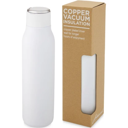 Marka Copper Vacuum Insulated Bottle With Metal Loop 600ml