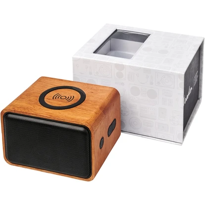 Wooden Speaker With Wireless Charging Pad 3W