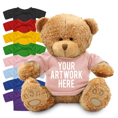 Edward I Soft Toy Teddy Bear In Colour Tee