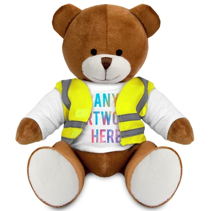 Richard Soft Toy Teddy Bear In Hi Vis Jacket