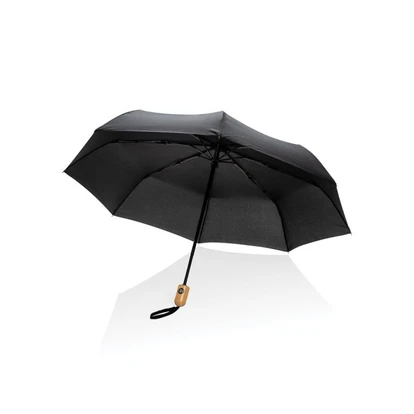 Impact Aware Rpet Bamboo Auto Open/Close Umbrella 21"