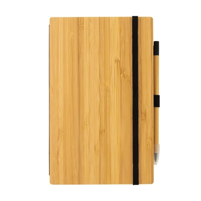 Bamboo Notebook And Infinity Pencil Set