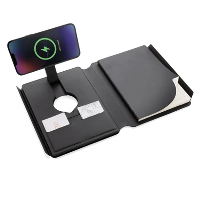 Swiss Peak RCS Repu Notebook With 2-In-1 Wireless Charger