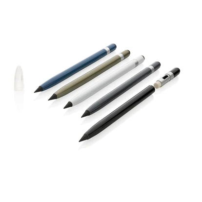 Aluminum Inkless Pen With Eraser