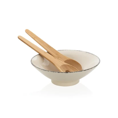 Ukiyo Salad Bowl With Bamboo Salad Server