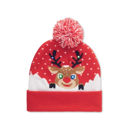 Christmas Knitted Beanie LED