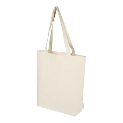 Orissa GOTS Organic Wide Bottom Tote Bag 11L Natural