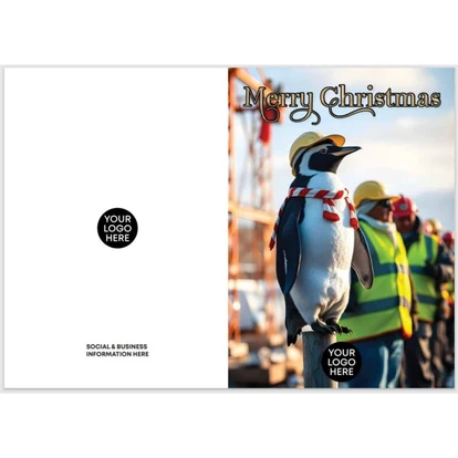 Penquin Xmas Card