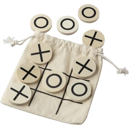 Wooden Tic-Tac-Toe Game