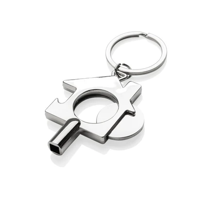 RCS Recycled Zinc Alloy 3 In 1 Keychain