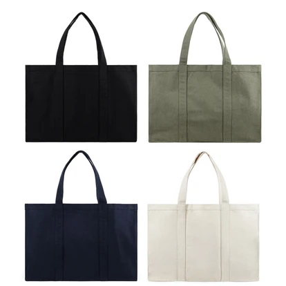 Hilo Recycled Canvas Maxi Tote Bag