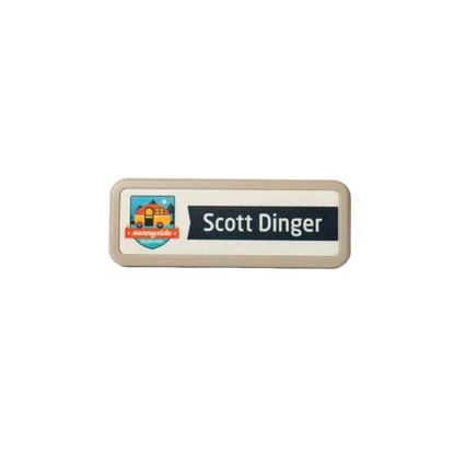 Always Recycled Select Name Badge - Slim Rectangle