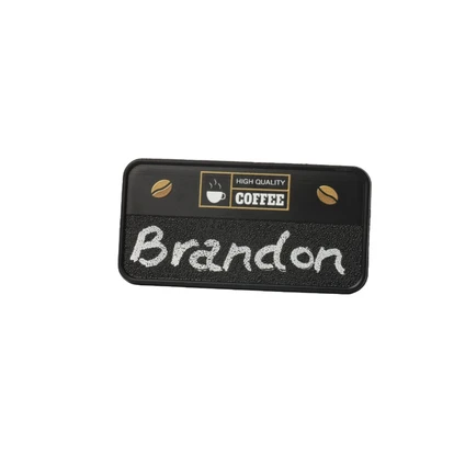 Always Recycled Chalkboard Name Badge – Rectangular Low Window