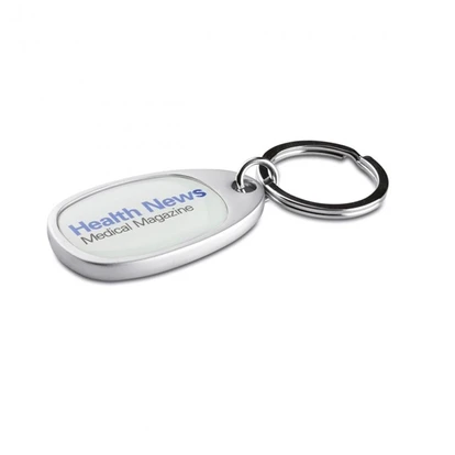 Metal key ring for doming