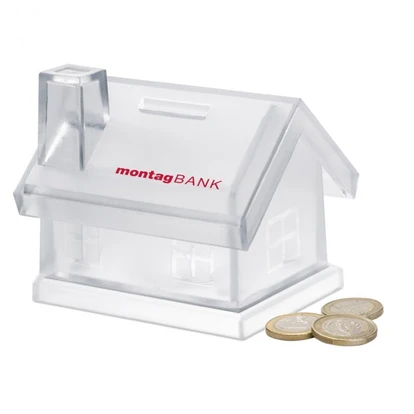 Plastic House Coin Bank