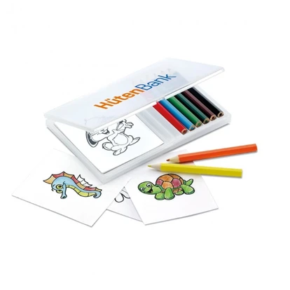 Wooden Pencil Colouring Set