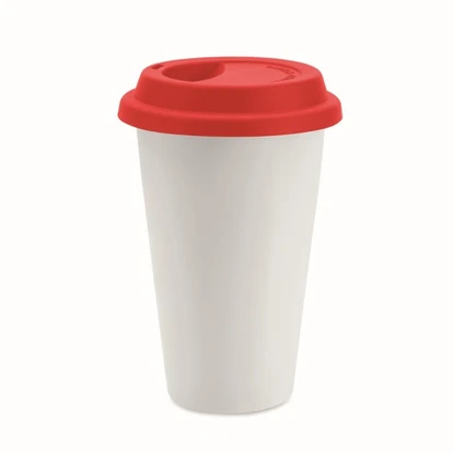 Double wall travel cup