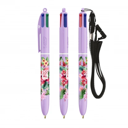 BIC 4 Colours Pastel + Lanyard Digital