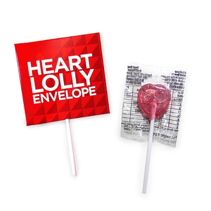 Heart Lolly Envelope