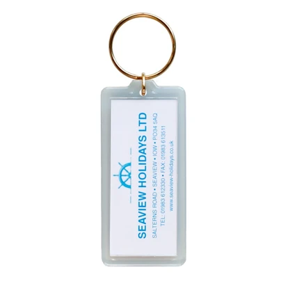 Large Hotel Keyring