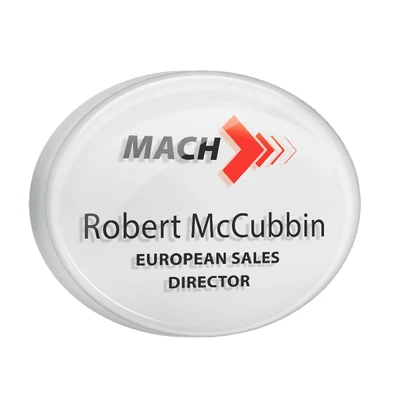 Personalised acrylic name badges