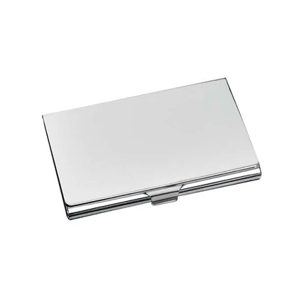 Classic Business Card Case - Chrome Plated