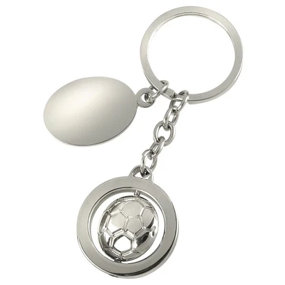 Spinning Football Keyring