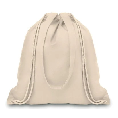 Canvas 2 Function Drawstring Bag 220gr/m²