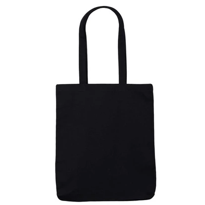 Promotional  Black or White Canvas Shopper with Full Gussett