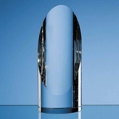 16.5cm Optical Crystal Cylinder Award