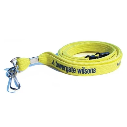 10mm Tubular Polyester Lanyard - 2 Sides