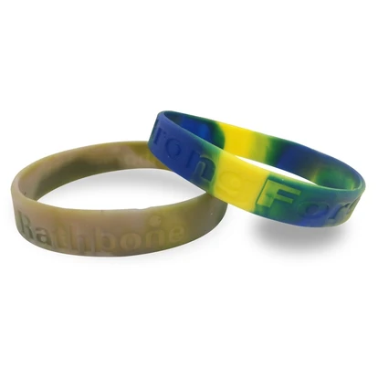 Multi Colour Wristband - Debossed/Sunken In