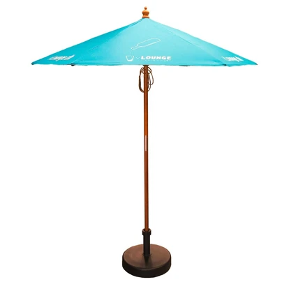 2m Wooden Parasol