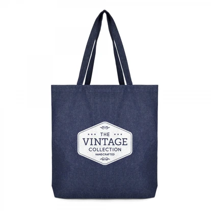 Denim Cotton Shopper Bag