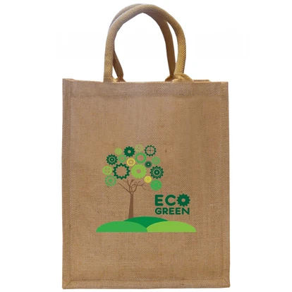 Medium Natural Jute Exhibition Bag