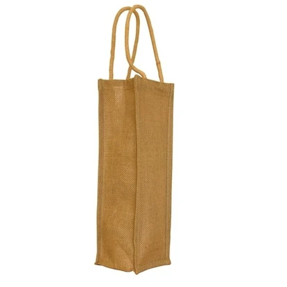 Jute Single Bottle Bag