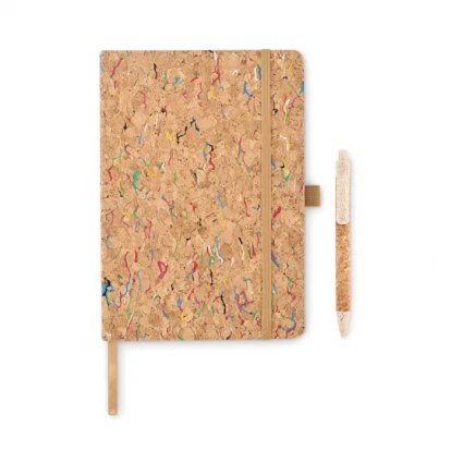 A5 Cork Coloured Notebook