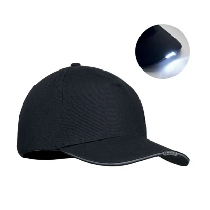 5 Panel LED Cotton Cap 220gr/m²