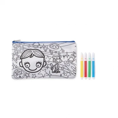 Pencil Case With Markers