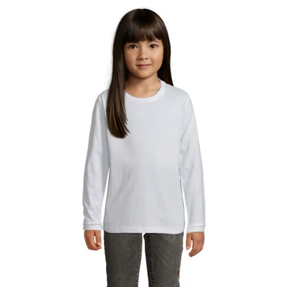 Imperial Long Sleeve Kids T-Shirt White