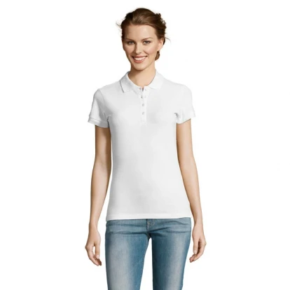 People Womens Polo Shirt White