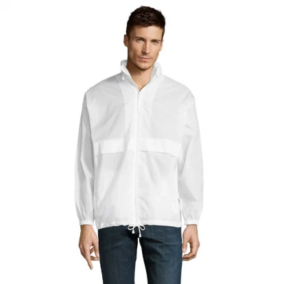 Surf Unisex Water Repellent Windbreaker White